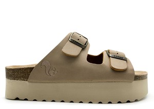thies 1856 ® Eco Bio Plateau Sandal vegan creme (W/X) from COILEX