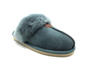 thies 1856 ® Sheepskin Slipper petrol (W) from COILEX