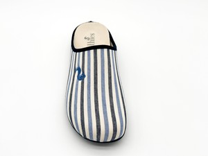 thies 1856 ® Eco Pyjama Slipper blue stripe (W/X) from COILEX