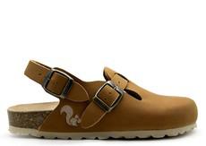 thies 1856 ® Eco Bio Backstrap Clog vegan caramel (W/M/X) via COILEX