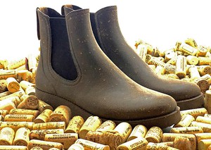 nat-2™ Rugged Prime Chelsea cork vegan | 100% waterproof rainboots from COILEX