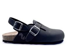 thies 1856 ® Eco Bio Backstrap Clog vegan obsidian grey via COILEX