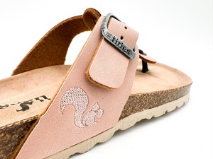 thies 1856 ® Eco Thong Braid Sandal vegan pale rose (W/X) from COILEX