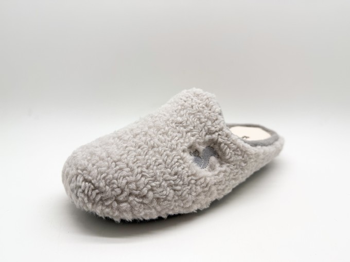 thies 1856 ® Rec Soft Teddy Slipper vegan ivory from COILEX