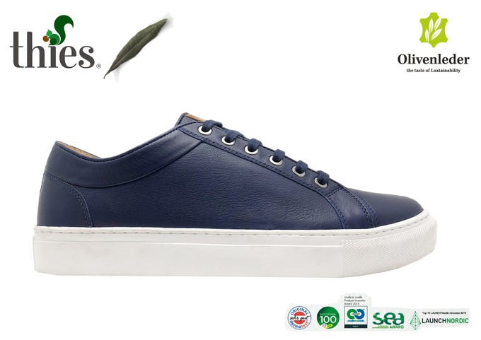 thies ® Olivenleder ® Sneakers navy (W) from COILEX