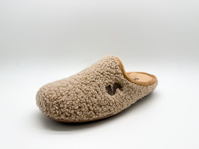 thies 1856 ® Rec Soft Teddy Slipper vegan sand from COILEX