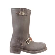 nat-2™ Rugged Prime Biker grey brown (W) | 100% waterproof rainboots from COILEX
