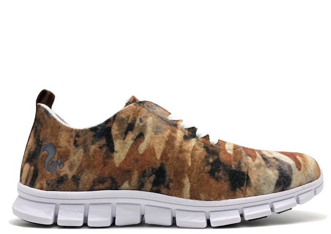 thies ® PET Sneaker camo brown | vegan aus recycelten Flaschen from COILEX