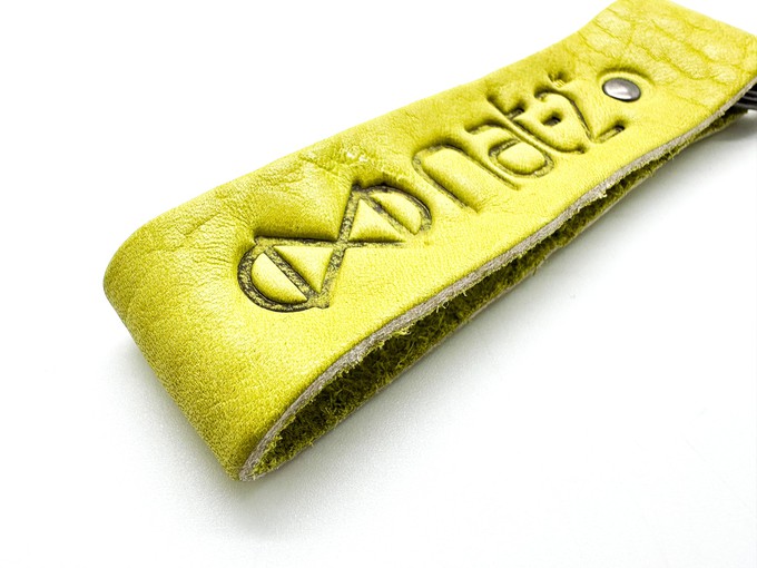 nat-2™ Leather Keychain matcha from COILEX
