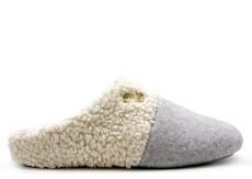 thies 1856 ® Organic Teddy Mix Slipper grey via COILEX