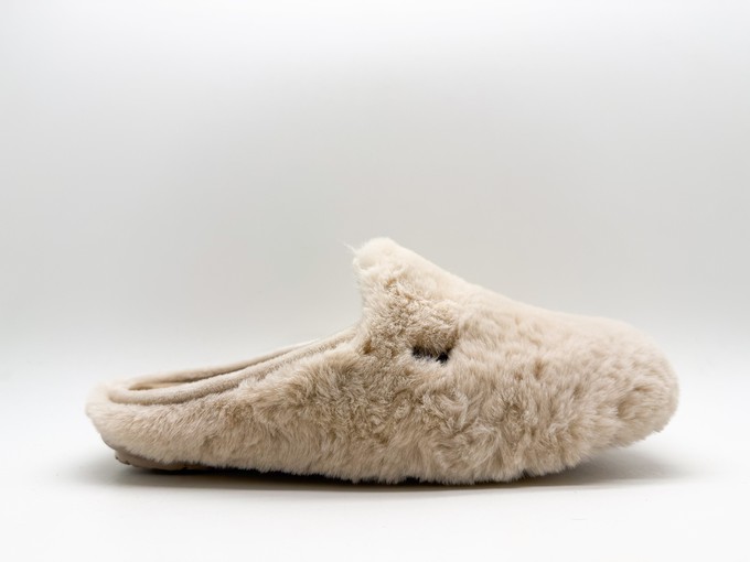 thies 1856 ® Rec Fluffy Slipper vegan beige from COILEX