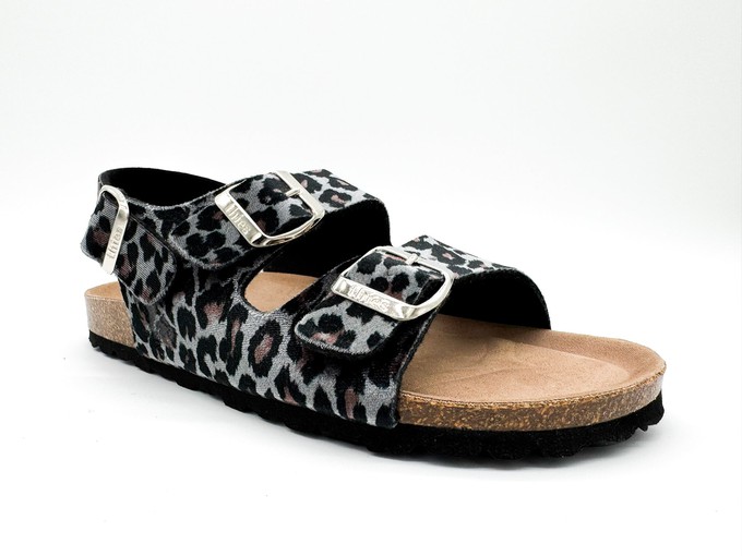 thies 1856 ® Rec Backstrap Leo Sandal grey leo (W/X) from COILEX