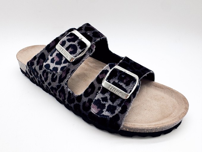 thies 1856 ® Rec Velvet Leo Sandal grey leo from COILEX