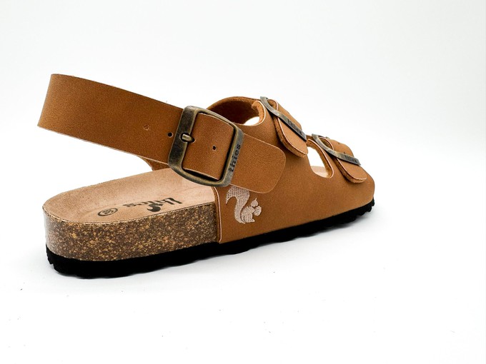 thies 1856 ® Eco Bio Backstrap Sandal vegan caramel (W/M/X) from COILEX