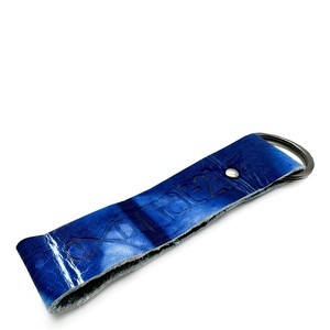 nat-2™ Leather Keychain indigo from COILEX