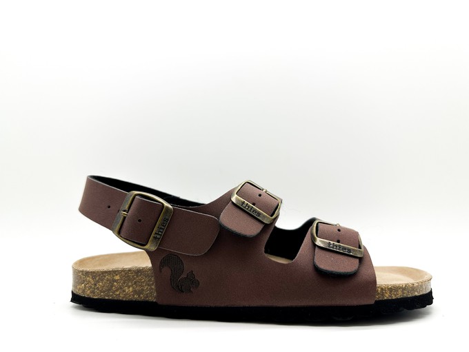 thies 1856 ® Eco Bio Backstrap Sandal vegan chocolate (W/M/X) from COILEX