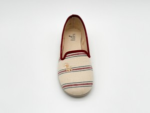 thies 1856 ® Eco Stripe Closed Slipper red blue stripe (W/X) from COILEX