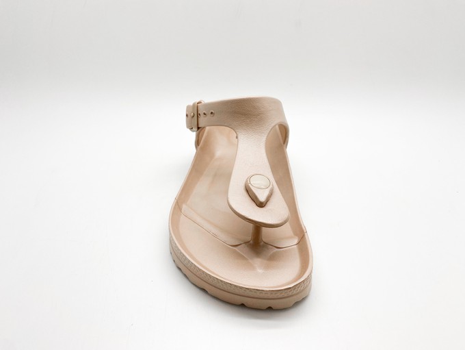 thies 1856 ® Ecofoam Thong Sandal vegan bronze from COILEX