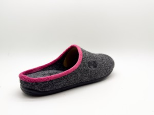 thies 1856 ® PET Piping Slipper vegan dark grey from COILEX