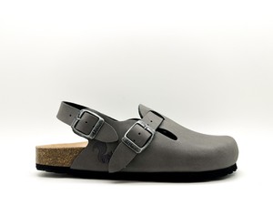 thies 1856 ® Eco Bio Backstrap Clog vegan stonehenge (W/M/X) from COILEX