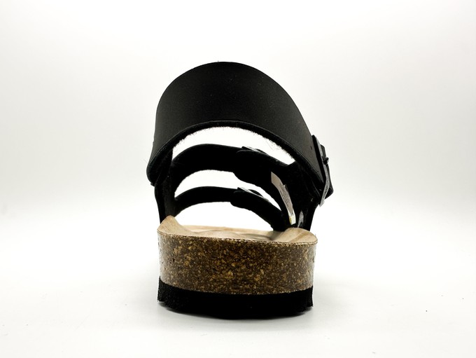 thies 1856 ® Eco Bio Backstrap Sandal vegan obsidian grey (W/M/X) from COILEX