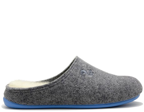 thies 1856 ® Recycled Wool Slippers grey blue (W) from COILEX