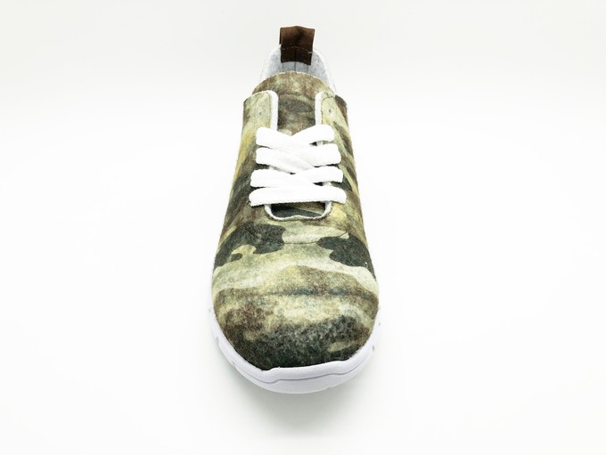 thies ® PET Sneaker camo green | vegan aus recycelten Flaschen from COILEX
