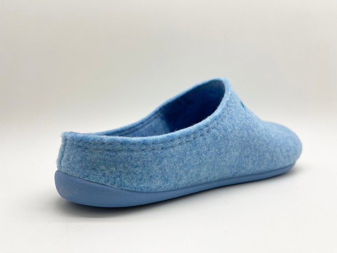 thies 1856 ® Recycled PET Slipper vegan light blue (W/X) from COILEX