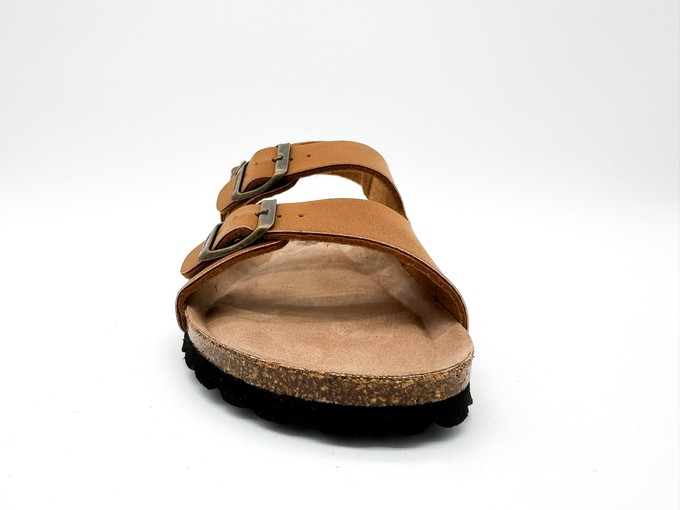 thies 1856 ® Eco Bio Backstrap Sandal vegan caramel (W/M/X) from COILEX