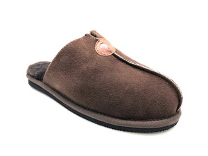 thies 1856 ® Sheepskin Grumpy Dad Slipper dark brown (M) from COILEX