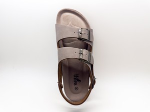 thies 1856 ® Eco Bio Backstrap Sandal vegan elephant grey from COILEX