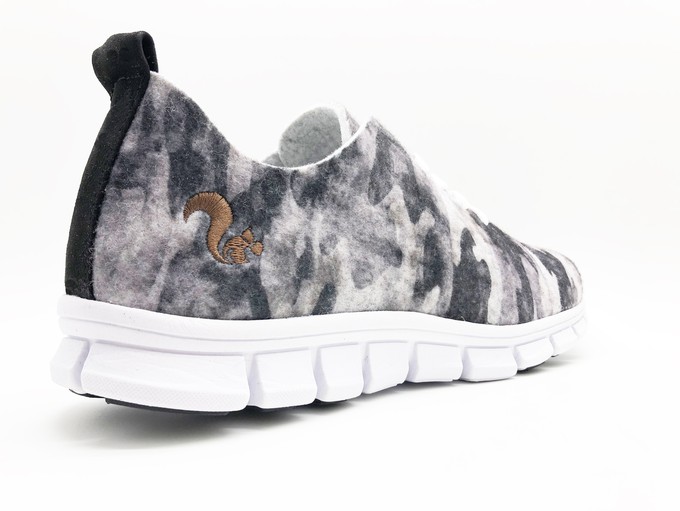 thies ® PET Sneaker camo grey | vegan aus recycelten Flaschen from COILEX