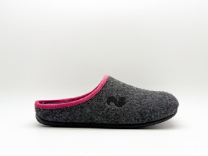 thies 1856 ® PET Piping Slipper vegan dark grey from COILEX