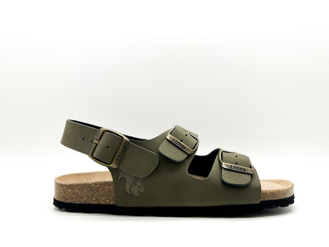 thies 1856 ® Eco Bio Backstrap Sandal vegan seaweed (W/M/X) from COILEX