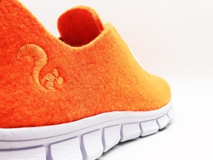thies ® PET Sneaker neon orange | vegan aus recycelten Flaschen from COILEX