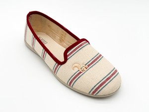 thies 1856 ® Eco Stripe Closed Slipper red blue stripe (W/X) from COILEX