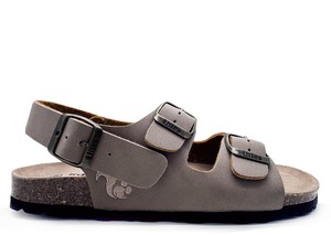 thies 1856 ® Eco Bio Backstrap Sandal vegan elephant grey from COILEX