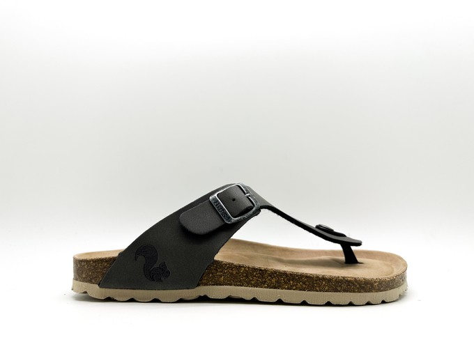thies 1856 ® Eco Bio Thong Sandal vegan stonehenge (W/M/X) from COILEX