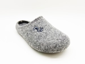 thies 1856 ® Recycled PET Slipper Kids vegan light grey (K) from COILEX