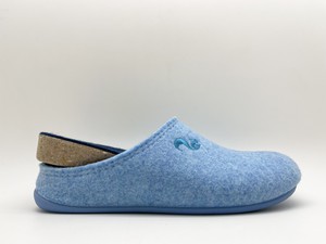 thies 1856 ® Recycled PET Slipper vegan light blue (W/X) from COILEX