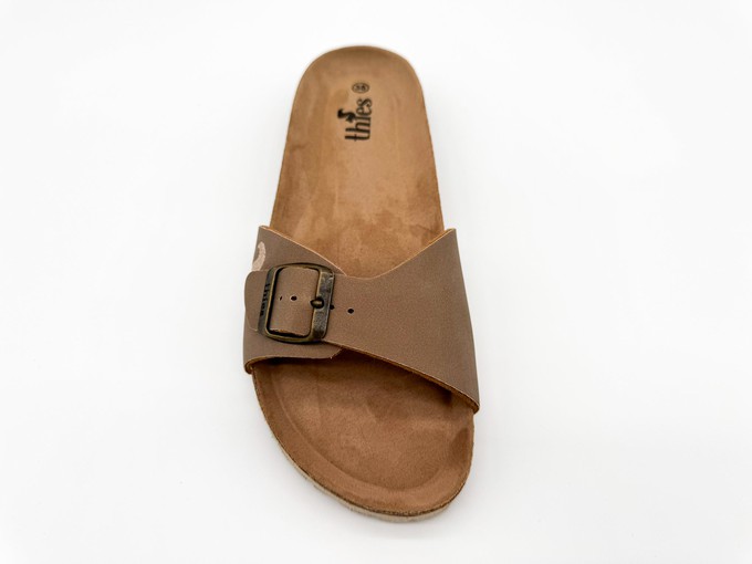 thies 1856 ® Eco Bio Strap Sandal vegan elephant grey (W/X) from COILEX