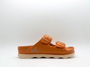 thies 1856 ® Ecofoam Double Sandal vegan bitter orange beige from COILEX