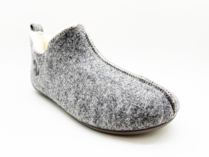 thies 1856 ® Slipper Boots light grey with Eco Wool (W) from COILEX