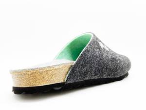 thies 1856 ® Recycled PET Bio Clog vegan anthracite mint from COILEX