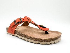 thies 1856 ® Eco Thong Braid Sandal vegan carrot (W/X) from COILEX