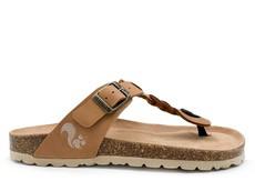 thies 1856 ® Eco Thong Braid Sandal vegan cashew (W/X) via COILEX