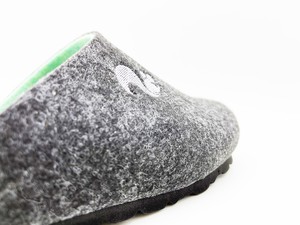 thies 1856 ® Recycled PET Bio Clog vegan anthracite mint from COILEX