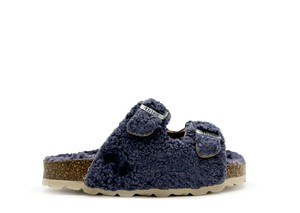 thies 1856 ® Kids Organic Teddy Sandal blue grey (K) from COILEX