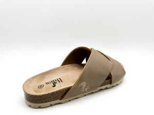 thies 1856 ® Eco Bio Cross Sandal vegan elephant grey (W/X) from COILEX