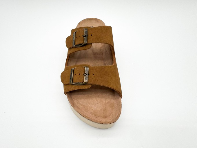 thies 1856 ® Eco Bio Plateau Sandal vegan cognac (W/X) from COILEX